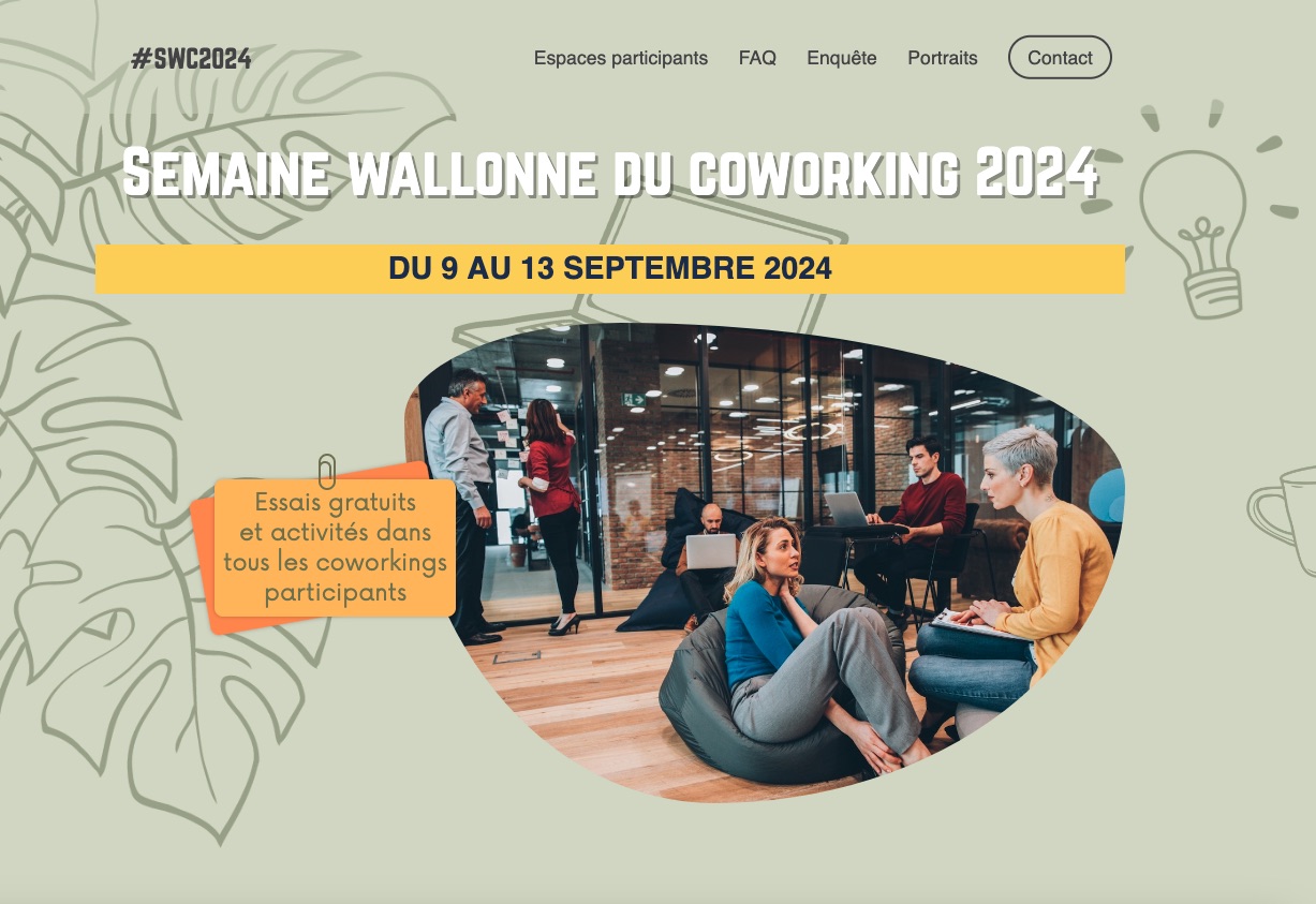 Coworking en Wallonie